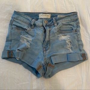 pacsun jean shorts